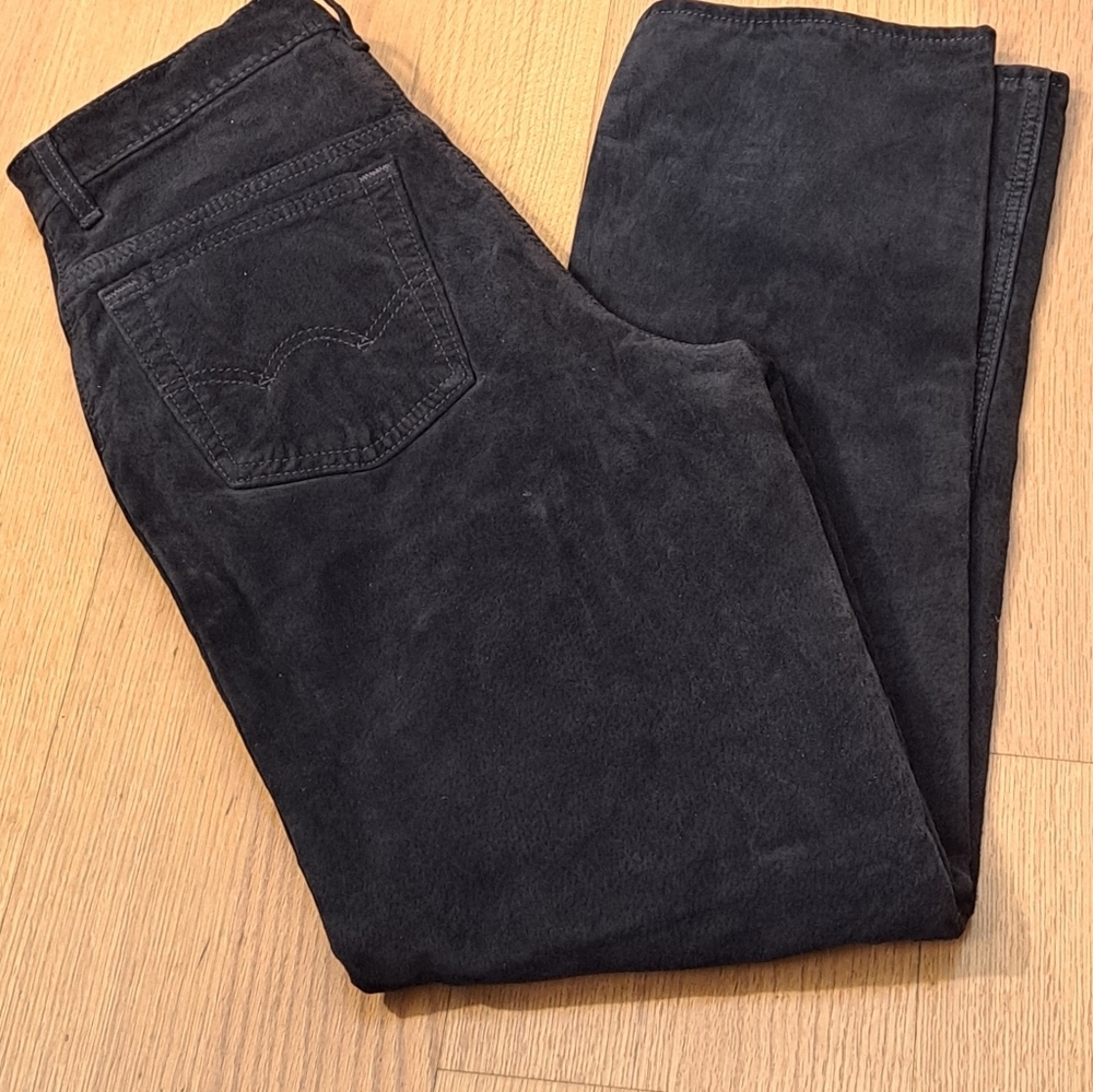 Skotts Pants Suede Leather Men's Size 28 Washable Genuine Lined Canada Made